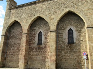 Mur sud de l'église